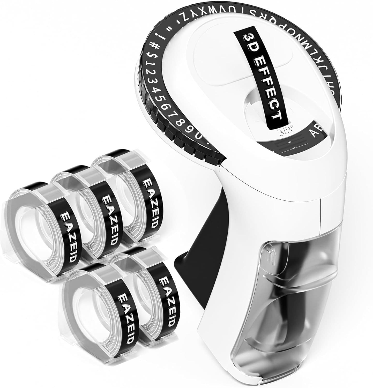Compatible DYMO Embossing Label Maker with 5 DYMO Label Tapes | Organizer Xpress